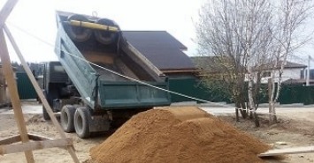 КамАЗ самосвал, доставка 8 кубов